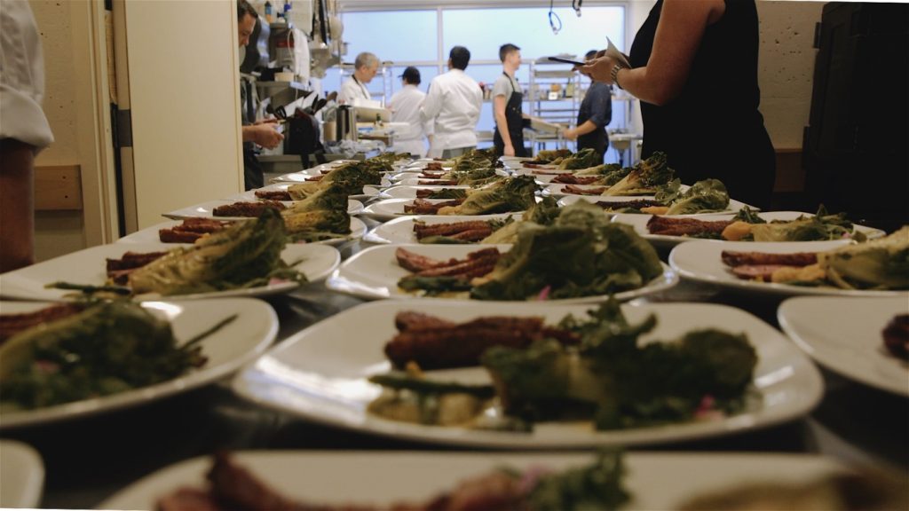 Table with food
