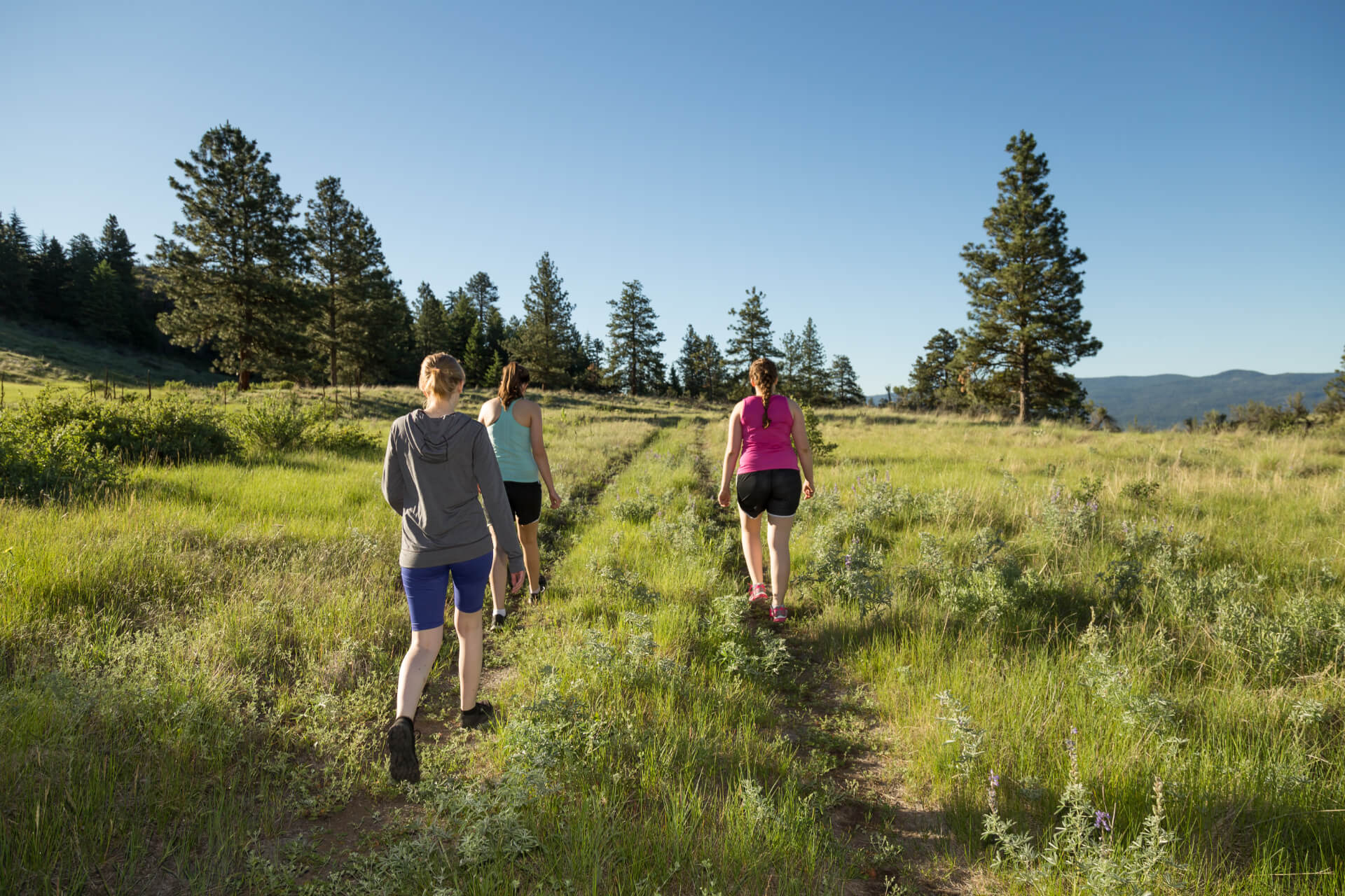 Osoyoos Hiking. 3 Women on a hike