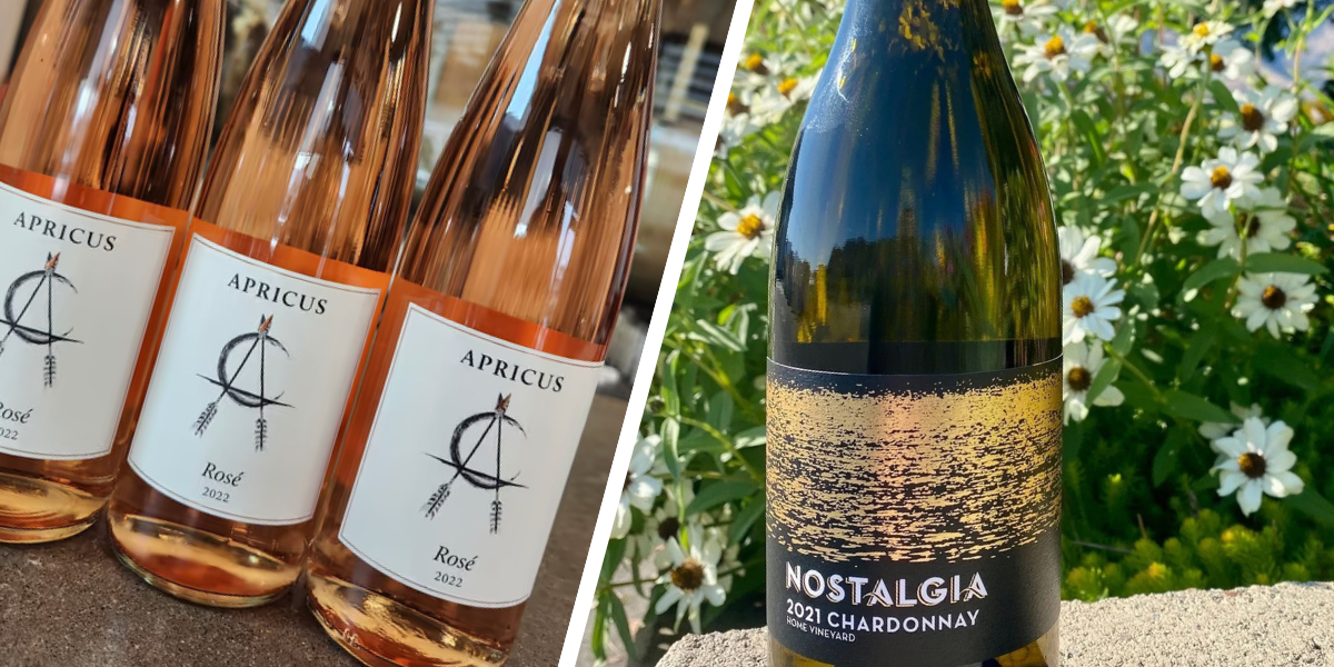 Watermark Wine Picks for Spring - Apricus Cellars Rose and Nostalgia Family Collection 2021 Chardonnay