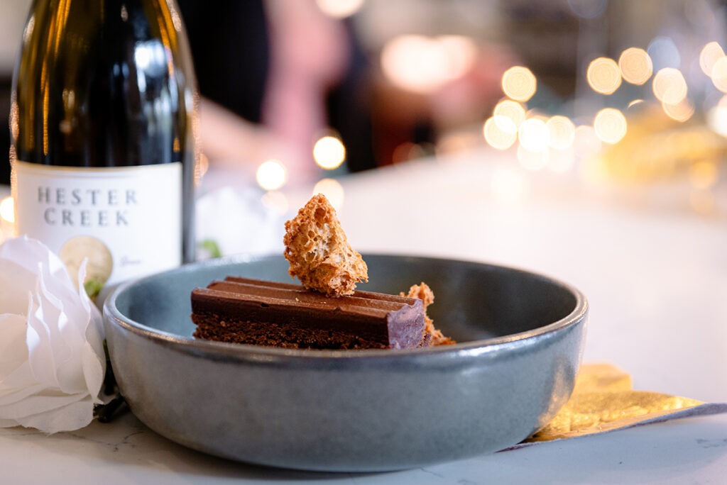 Dessert and 15 Park Bistro Winemaker's Dinner in Osoyoos BC