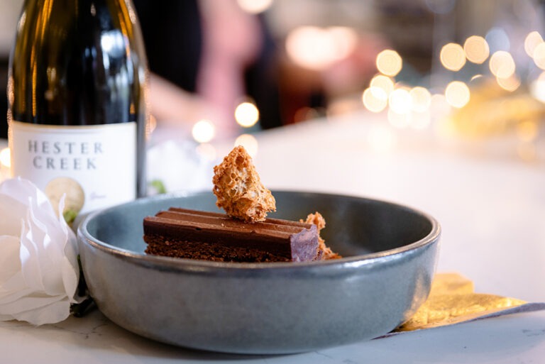 Dessert and 15 Park Bistro Winemaker's Dinner in Osoyoos BC