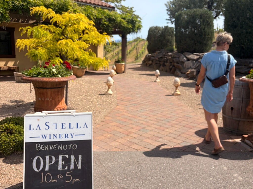 LaStella Winery visit in Osoyoos