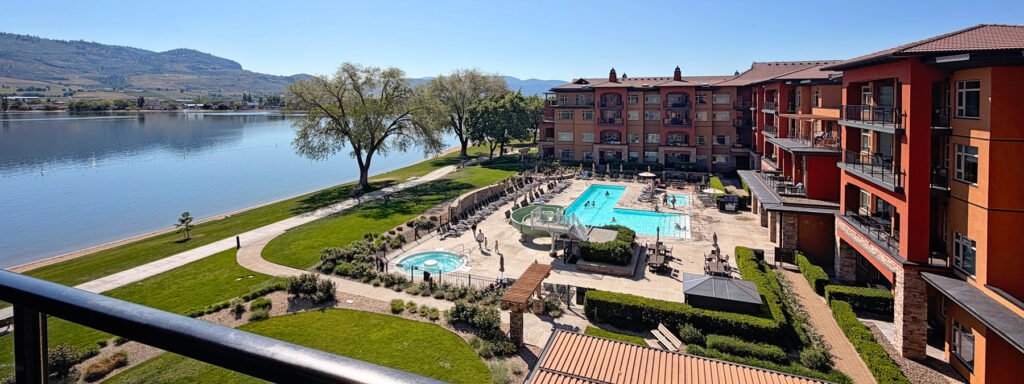 View from Watermark Hotel's Balcony on mother's day weekend trip