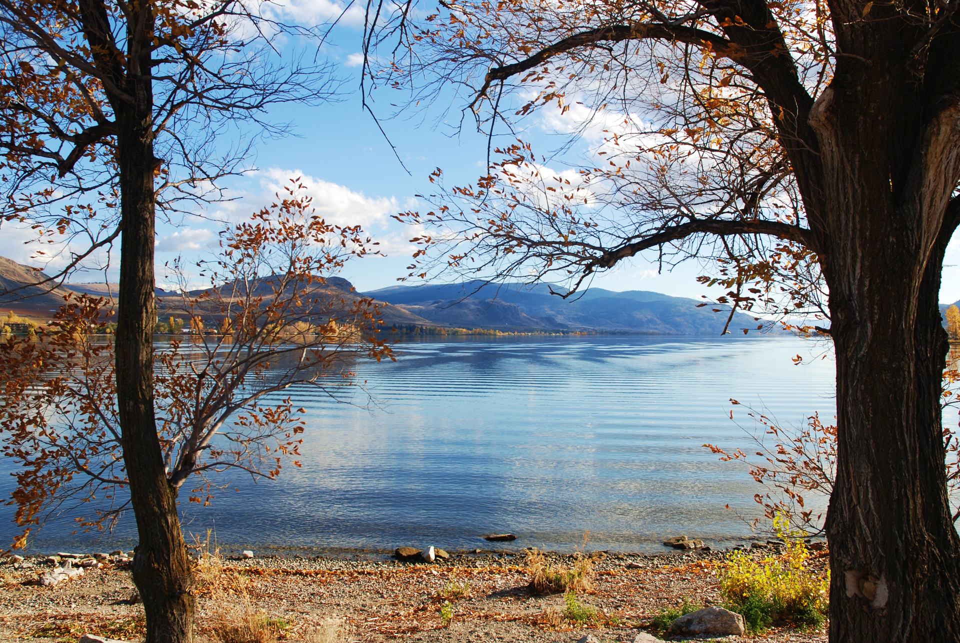 Osoyoos Lake in Fall