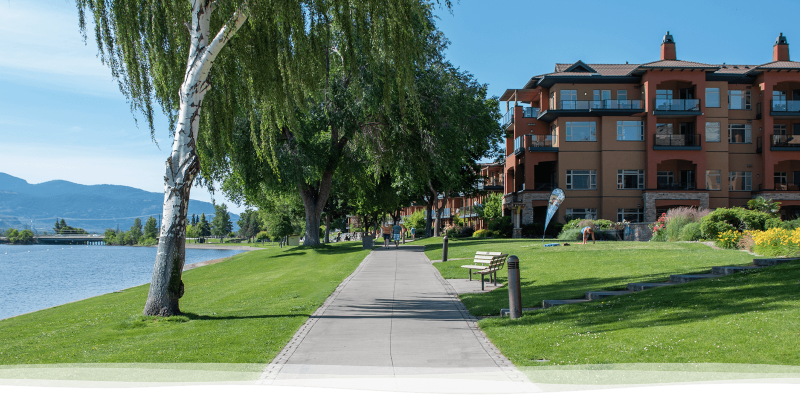 Watermark_Hero View of Watermark Beach Resort lakefront location in Osoyoos BC